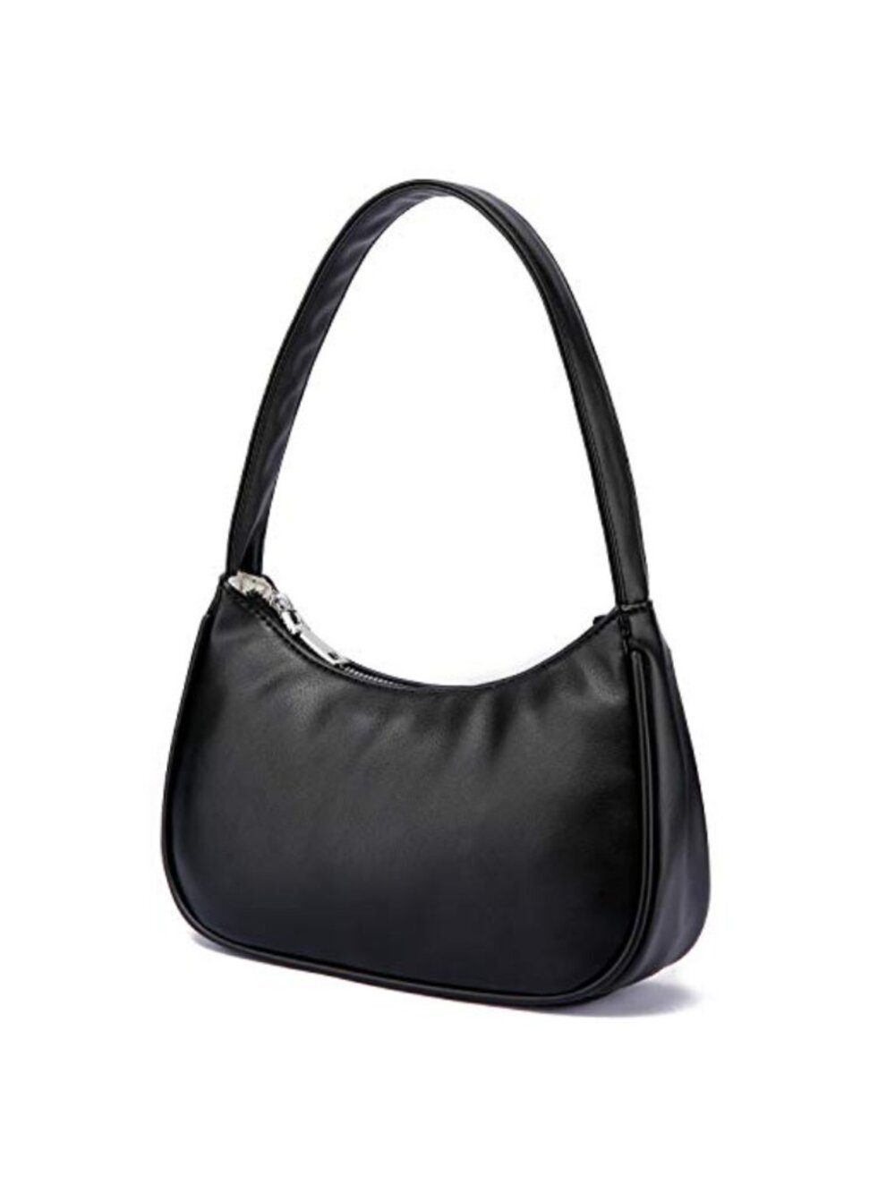 Small PU Leather Shoulder Bag Mini Purse Y2K Crossbody Clutch Retro Handbag